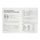 Digital LCD DIN Programmable Weekly Rail Timer AC 220V 16A Time Relay Switch NC