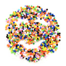 1000 Mixed FLUFFY Felt Pom poms Ball Assorted Colors Craft DIY snow balls  3c-LJ