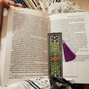 DIY Special Shaped Diamond Painting Leather Bookmark Tassel Book Marks Gift