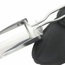 Mini shovel camping outdoor garden folding mini spade with bag I9N1