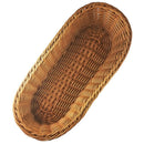 Oval Wicker Woven Basket Bread Basket Serving Basket, 14Inch Storage Basket R6P3