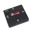 Hdmi HDTV 3 Port Switch AUTO Switcher Splitter Selector HUB Box Cable 108 KDR