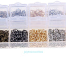 120pcs Lobster Clasps Hooks 840pcs DIY Making Jewelry Findings Metal Jump Rings