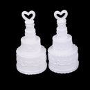 5Pcs Cake Empty Bubbles Soap Bottles Romantic Wedding Birthday Party Decor FT