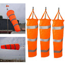 3X 30" Aviation Windsock Outdoor Airport Garden Wind Bag w/ Reflective Belts
