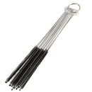 10 Pcs 4.5mm Dia Chemistry Test Tube Bottle Nylon Washing Brush Black