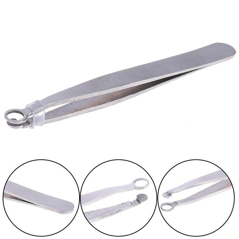 Eyebrow Tweezer Cool Stainless Steel Round Tip Eyebrow Hair Removal TweezersBX
