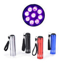 Mini UV Ultra Violet 9 LED Flashlight Blacklight Light Inspection Lamp Tor3C