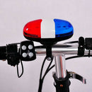 4 Sounds 6 LED Electric Horn Bell Speaker Alarm Siren For Bicycle Cycl DHU