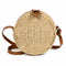 Beach Straw Bags Retro Rattan Hand Bag Cross Body Bohemia Small Round Bag W Y9N2