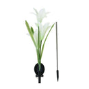 Solar Powered Lily Flower LED Light Yard Garden Path Landscape Lamp Outdoor