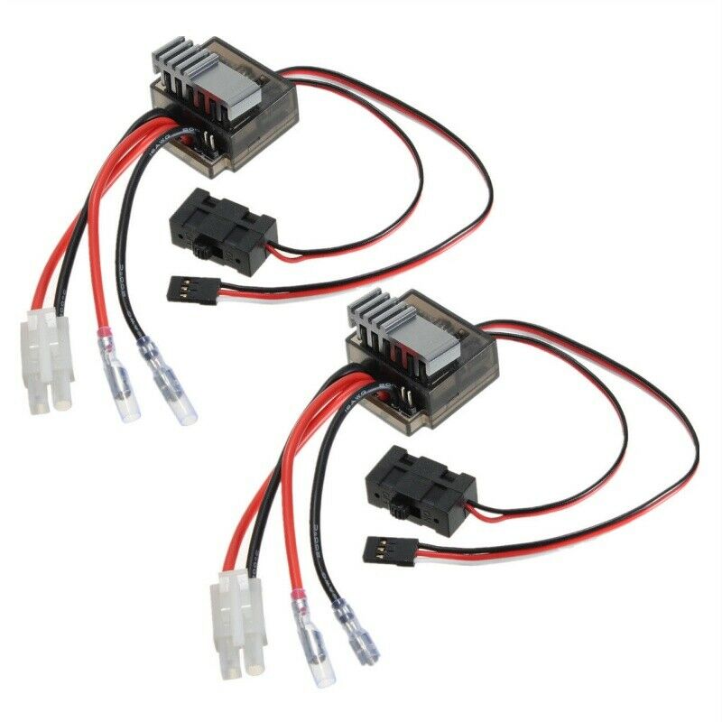 2Pcs 320A Brushed Brush Speed Controller ESC /w Reverse for RC Car Boat 1/8 U8R3