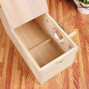 Solid Wooden Bird Feeder Budgerigar Parrot Breeding Box Bird Nest Cage Incu