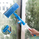 Spray Type Cleaning Brush Glass Wiper Window Cleaner Easy To Use Telescopic T4V9