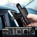Car Air Vent Bracket FM Bluetooth Handsfree Dual USB Charger Phone Holder