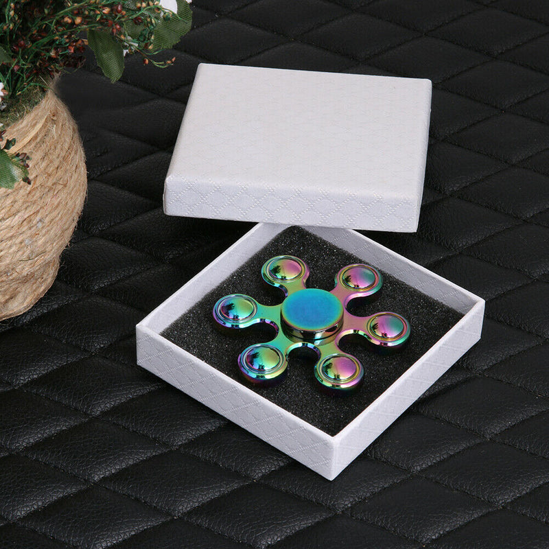 otation Time Long Tri-Spinner Fidget Funny Toys Metal EDC Fidget Spinner Ha