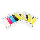 4pcs Down Jacket First Aid Repair Patch Kit with Cutted Templates for Sleeping