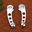 2 PCS UNIVERSAL CAR BILLET ALUMINUM WINDOW CRANK HANDLE WINDER TRUCK PICKUP DOOR