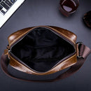 Bullcaptain Retro Leather Messenger Bag Men'S Casual Shoulder Bags Men'S Fl