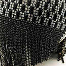 Rhinestone Tassel Ladies Metal Crystal Clutch Bag Dinner Bag Wedding Packag