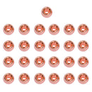 25 Pieces Anodized Fly Tying Bead Tungsten Bead Fly Tying Material Copper