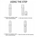 Portable Mini Sprayer Handheld Water Meter USB Charging Treasure Humidifier