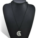 Goddess Crescent Moon Pendant Owl Wicca Star Pagan Amulet Talisman Necklace H7