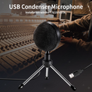 Spherical USB PC Microphone Lightweight for Laptop Computer Gaming Recording