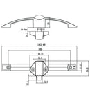 Curved Handle Button Lock, Trailer Barn Furniture Cabinet Door Lock, Furnit