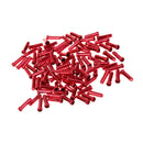 100pc Aluminum Bike Bicycle Brake Shifter Inner Cable Tip Wire End Cap Red