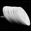 50 Pieces Sport Soccer Mini Disc Cones Football Agility Training Aids White