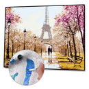 Painting By Numbers Kit DIY Tower Attraction Canvas Oil Art Picture Craft A