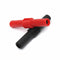 2pcs Black+Red Insulated 4mm to 4mm Banana Plug Female Socket Connector BE uWTEU