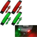 8 Pack Red Green Boat Navigation LED Stern Lights Marine Starboard Light 12V