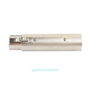 2pcs XLR 3 Pin Male to Female Phase Reversal Adapter Plug Socket Cable Connector
