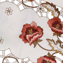 New Table Runner Embroidered Floral Table Cloth Pattern: