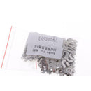 50 Sets Hook & Eye Garment Pants Hook Trousers Bra Sewing Fasteners 20*14mm