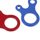 5Pcs Camping tent cord rope fastener guy line runner carabiner hook hanger. FT