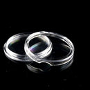 10X 25mm Applied Clear Round Cases Coin Storage Capsules Holder Round PlasticLJ