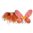 Orange Maple Leaf Kid Girls Butterfly   Halloween Dress Up Party Outfits