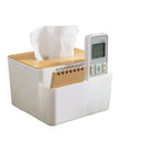 Bamboo Multifunctional Tissue Holder Cover Tissue Holder Napkin Paper Makeup