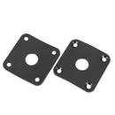 2 Pcs 35MMx35MM Metal Square Guitar Jack Plates JackPlate Cover for LP Elec C2D7