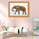 5D DIY Special Shaped Diamond Painting Elephant Pattern Embroidery Ornament