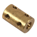 1Pcs 6mm Shaft Coupling Rigid Coupling Coupler Motor Connector + Spanner P8I8