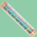 Rain Sound Tube Fun Puzzle Wooden Rain Sound Bar Colorful Rainbow Hourglass Rain