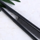 black folding v-shape comb hair straightener hairdressing straightene brush3SE