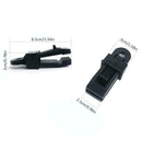 Outdoor Tent Canopy Clip Sunshade Fixed Buckle Multi-Functional Wind Rope Black