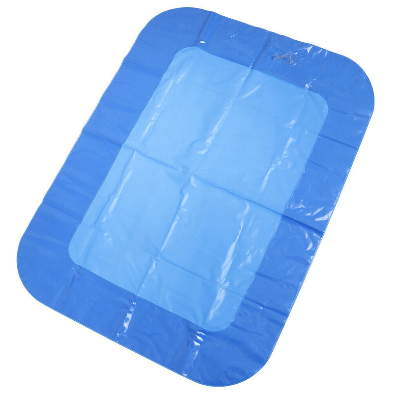 1Pc Blue inflatable indoor kids play sandbox sand tray children toys 60*45ODY TE