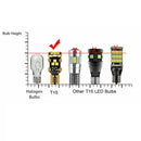 2pcs T15 3030 9smd 912 921 LED Reverse Backup Lights Trunk Cargo Area Bulb 6000K