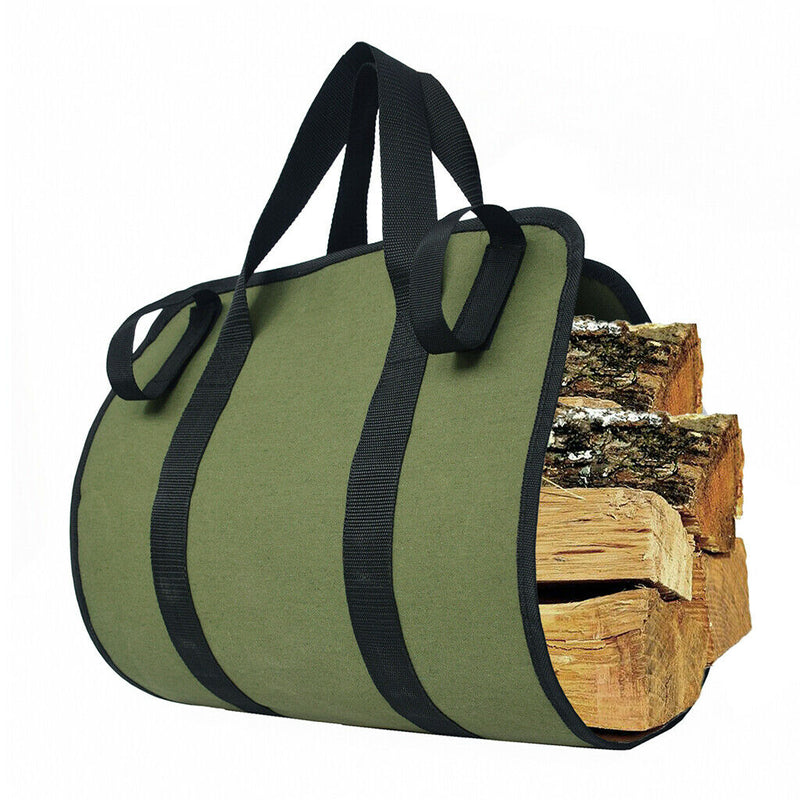 Canvas Firewood Log Carrier - 36x16inches